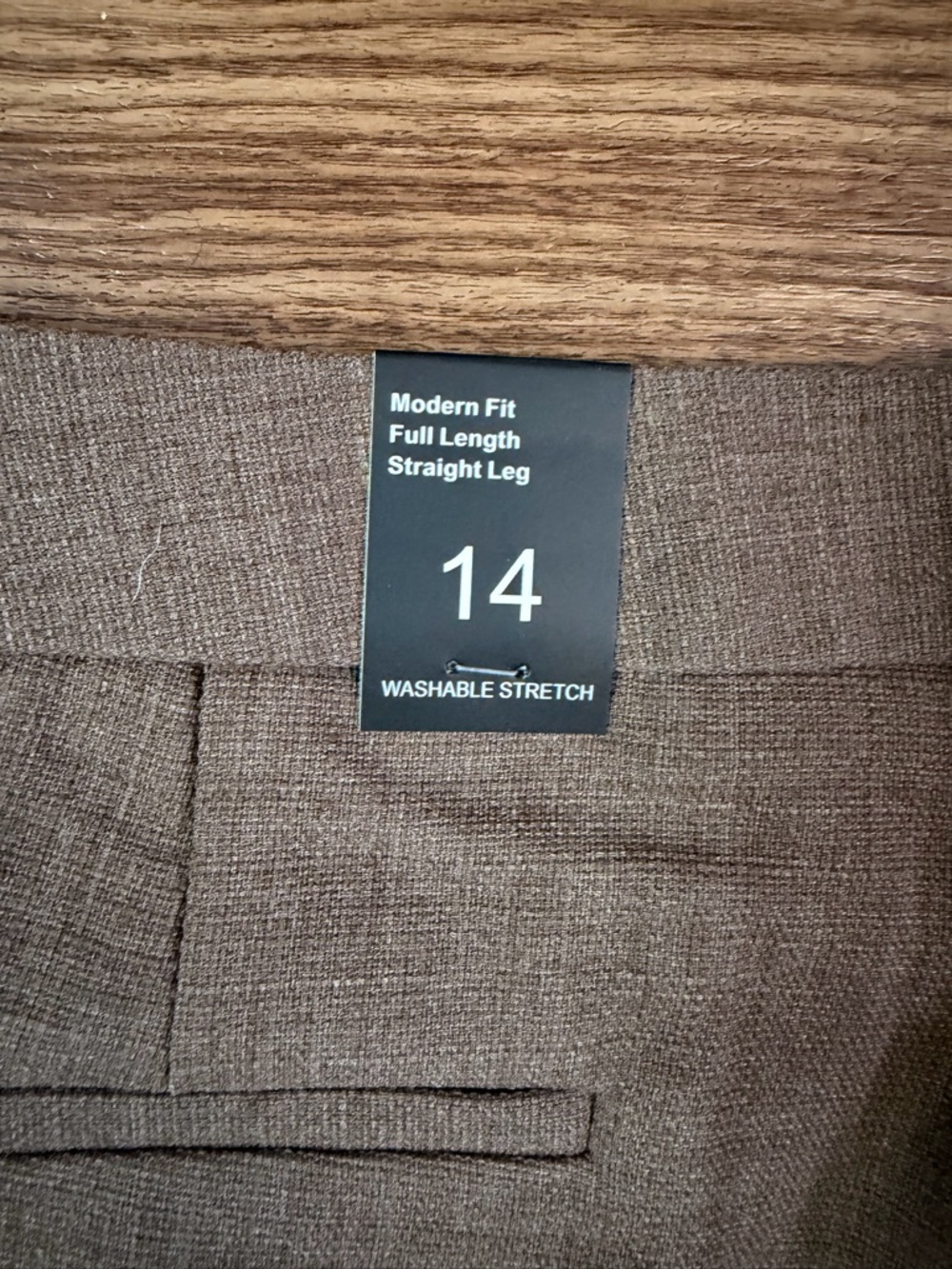 Amanda & Chelsea Brown Straight-Leg Dress Pants - Picture 9 of 11